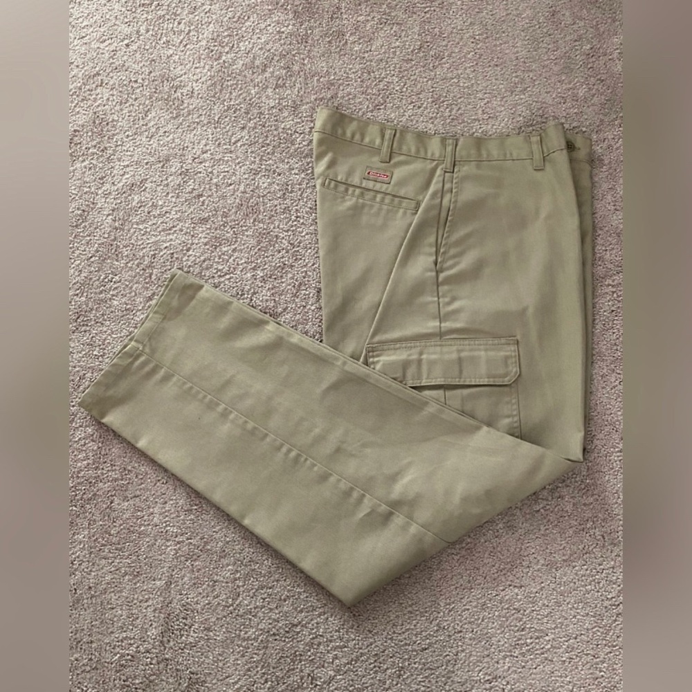Cargo Khaki Dickies Pants Size 34x32 / For Work and Casual environments